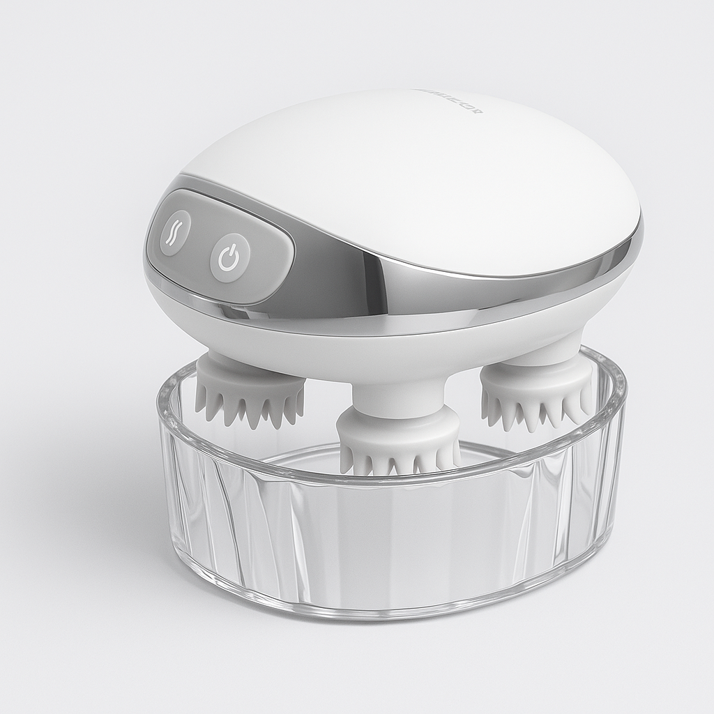 Electric Handheld Multi-Purpose Massager with Heating Function