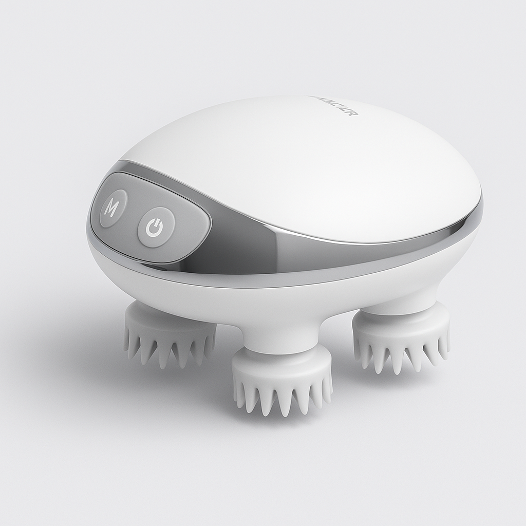 Electric Handheld Multi-Purpose Massager with Heating Function