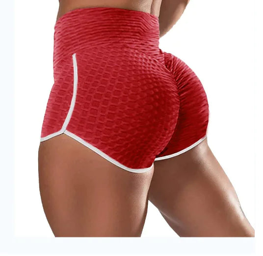 Jacquard Yoga & Pilates Shorts for Women — USA & EU Fit
