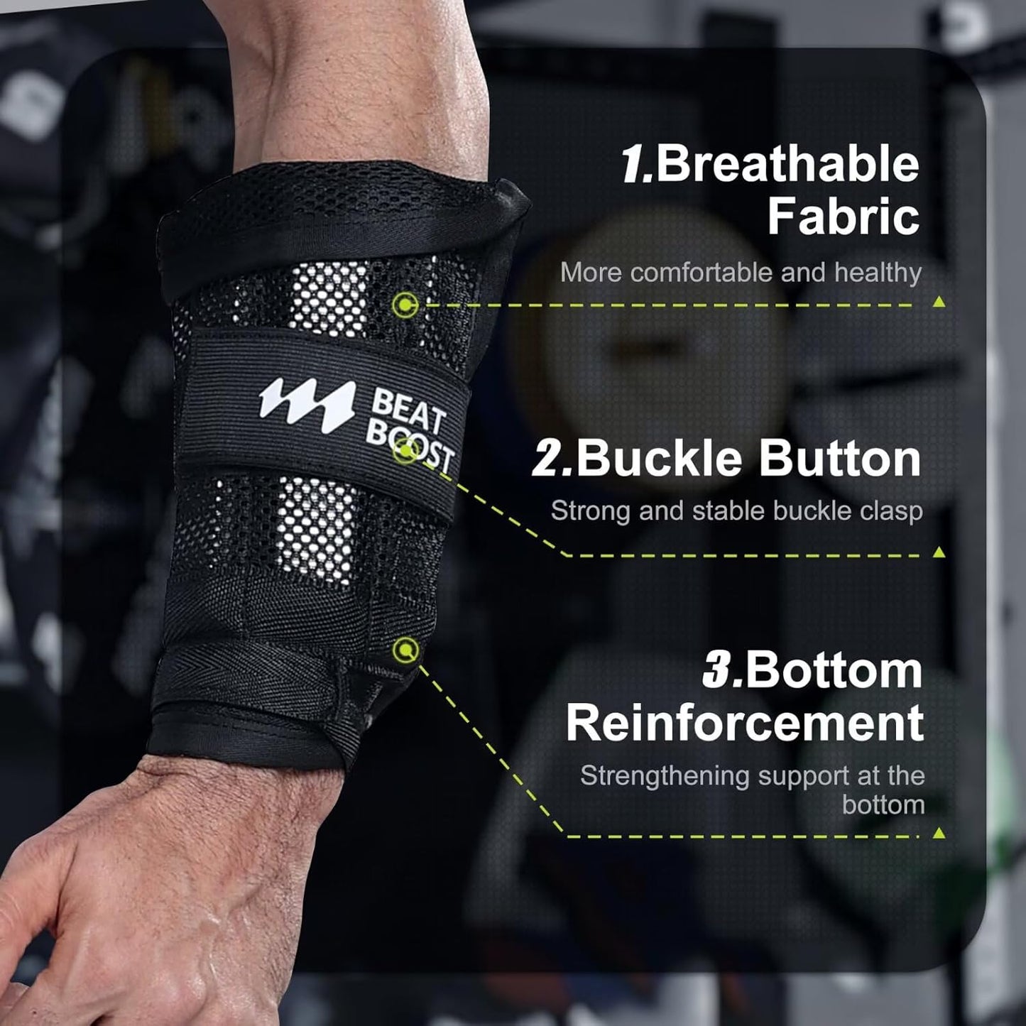Fitness Wrist Weights – 4lb Set for Strength & Toning Gear