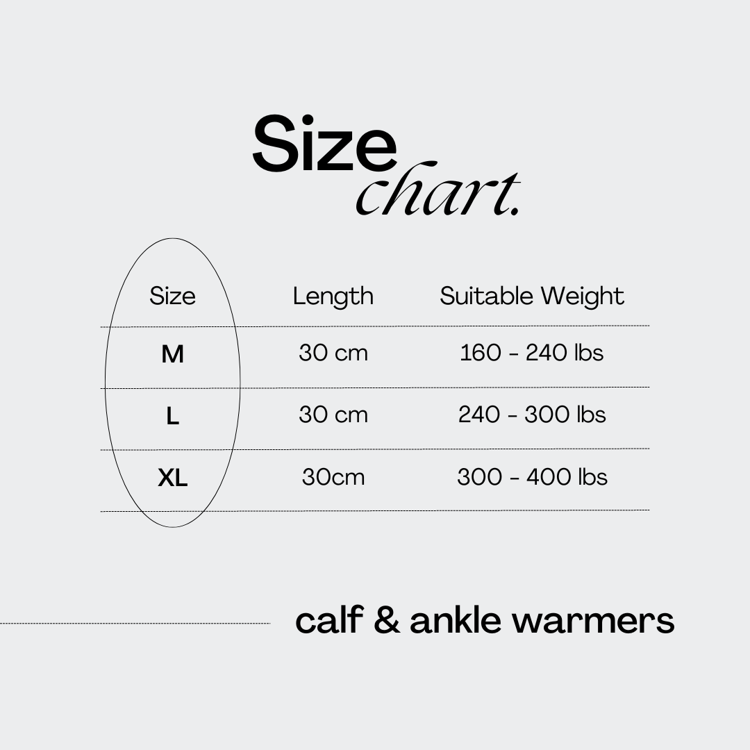 Calf & Ankle Warmers For Active Cold Days