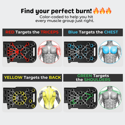 Foldable Smart Push-Up Board