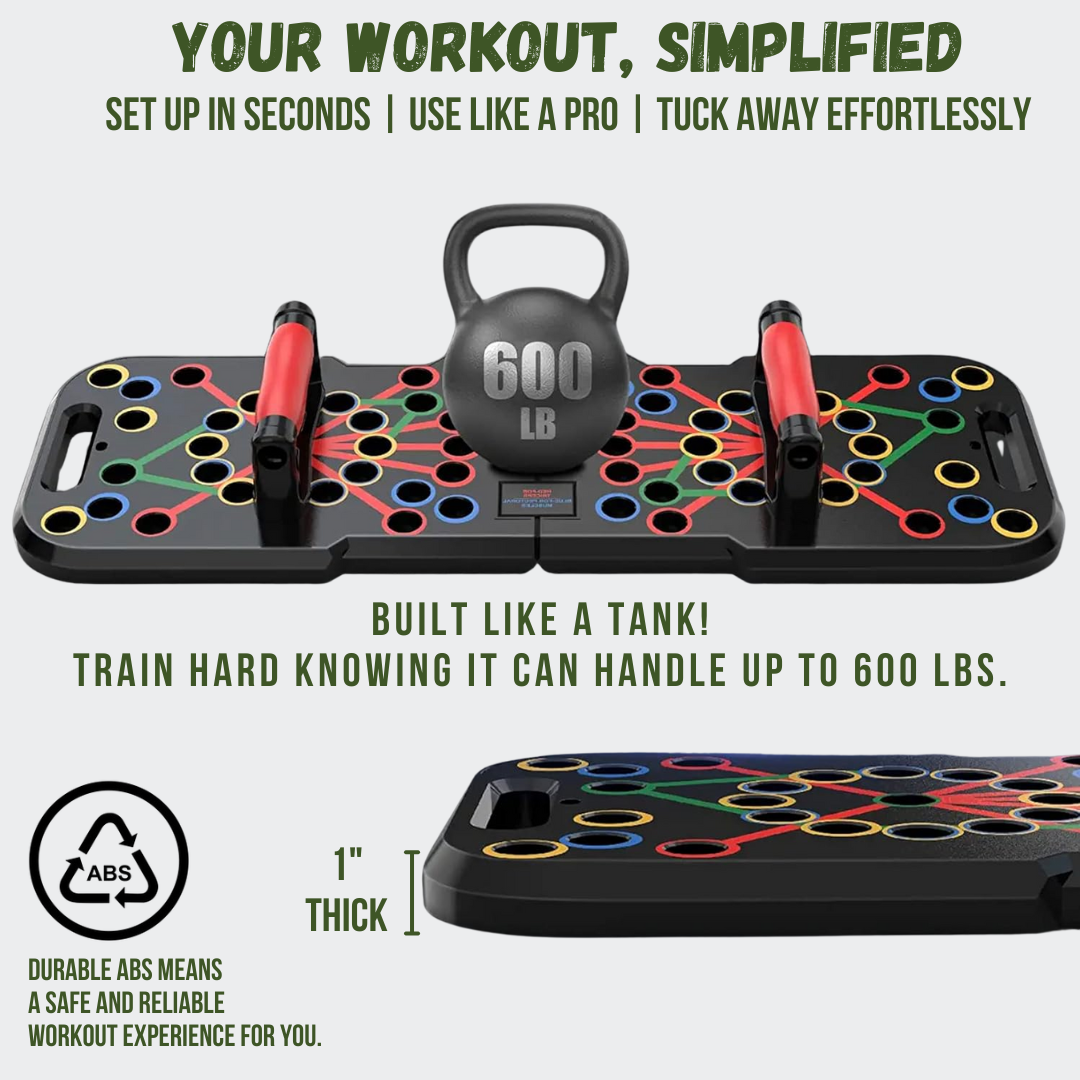 Foldable Smart Push-Up Board