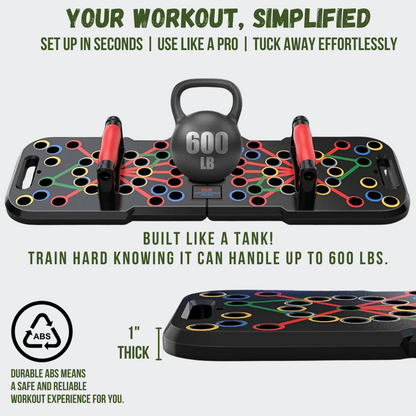 Foldable Smart Push-Up Board