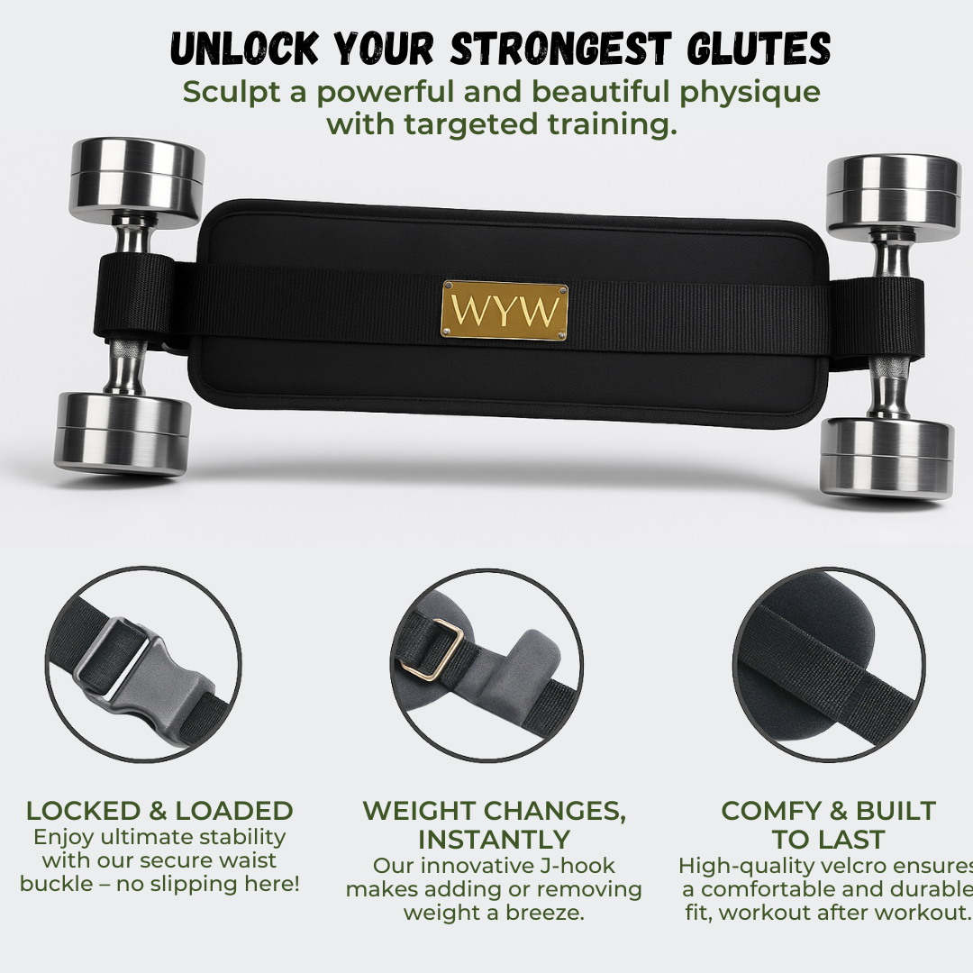 Sculpt Strong Glutes With Heavy Duty Hip Belt