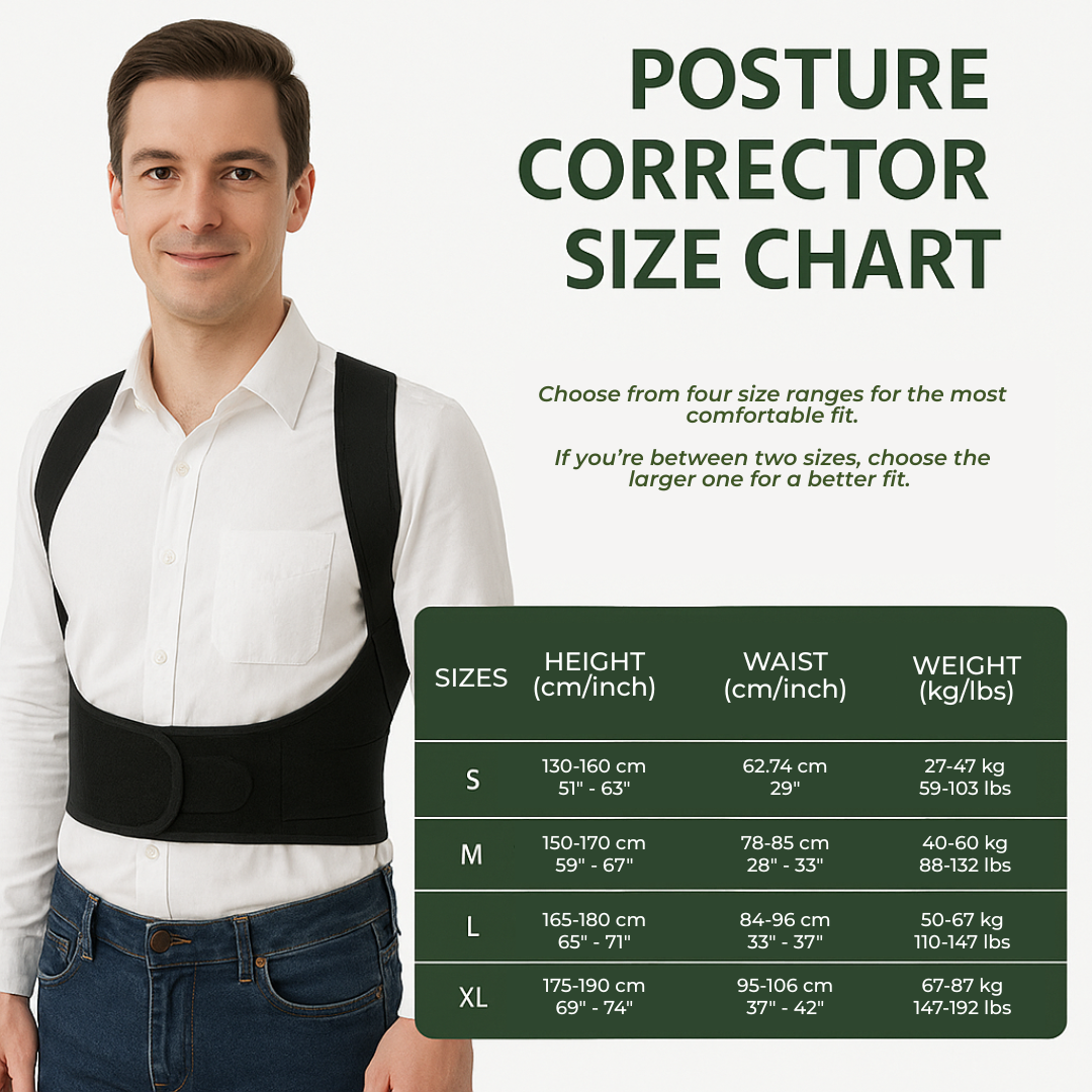 Lightweight Posture Corrector – Sit Tall, Stand Proud