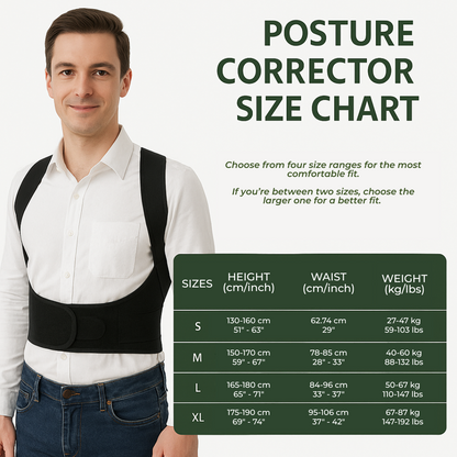 Lightweight Posture Corrector – Sit Tall, Stand Proud