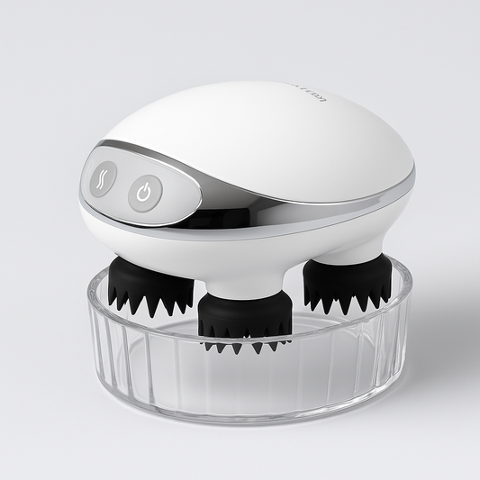Electric Handheld Multi-Purpose Massager with Heating Function