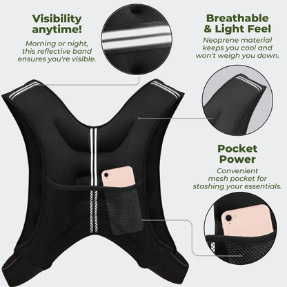Adjustable Weighted Vest 30Lbs — Push Limits, Build Power
