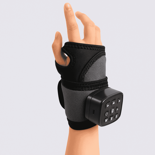 Rechargeable Wrist Massager with Heat Therapy Function