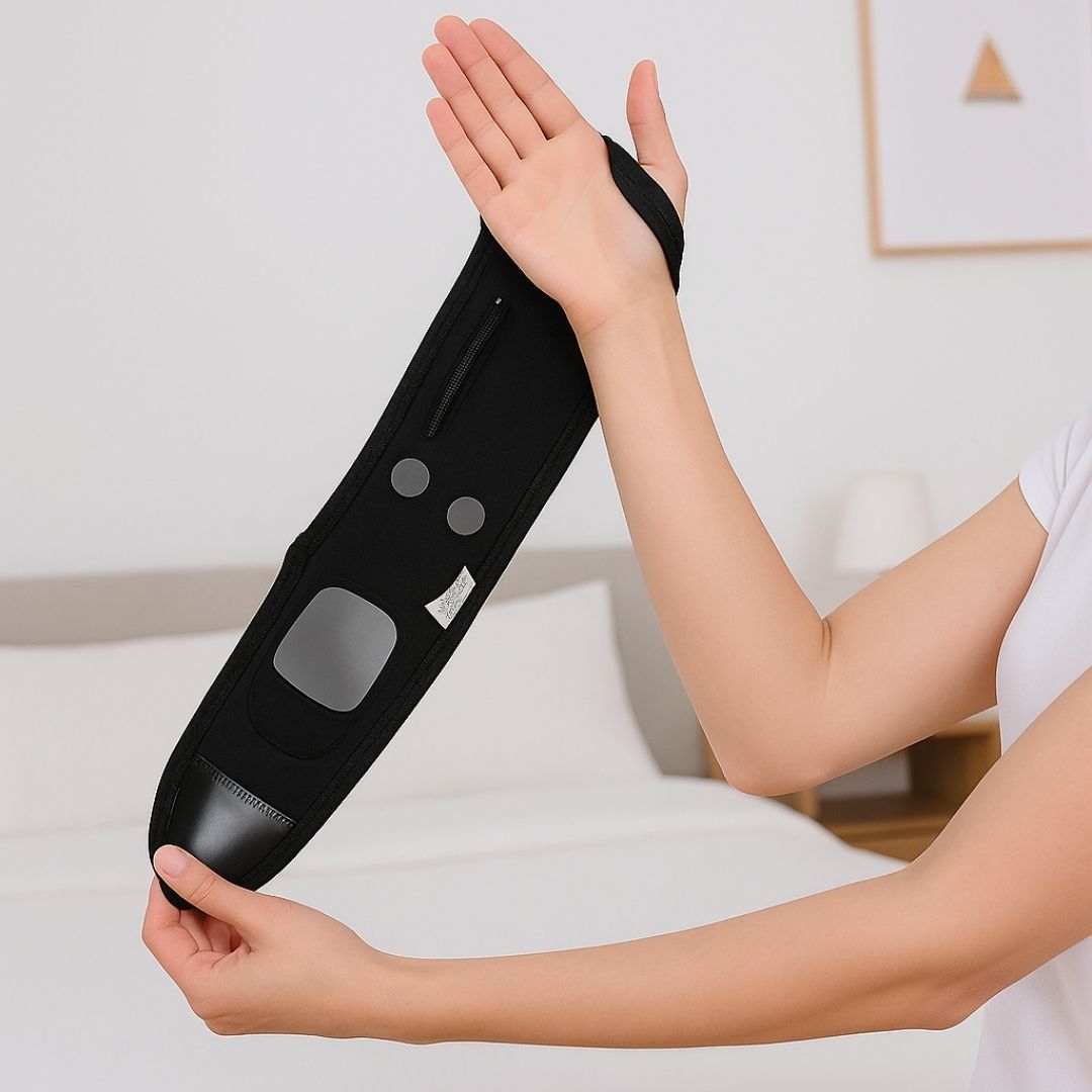 Rechargeable Wrist Massager with Heat Therapy Function